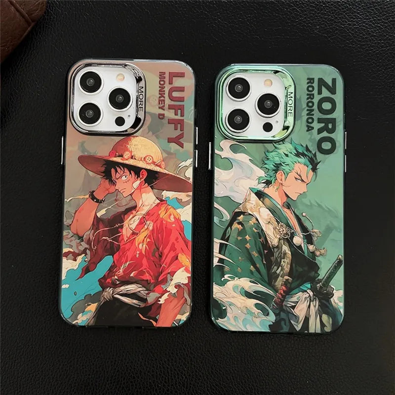 zoro and luffy phone case