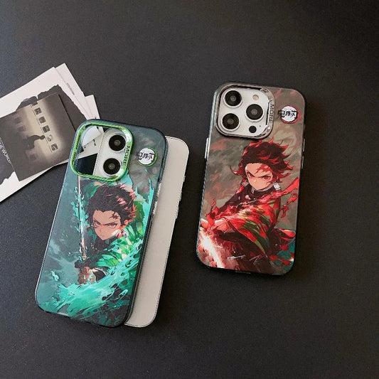 demon slayer Laser phone Case