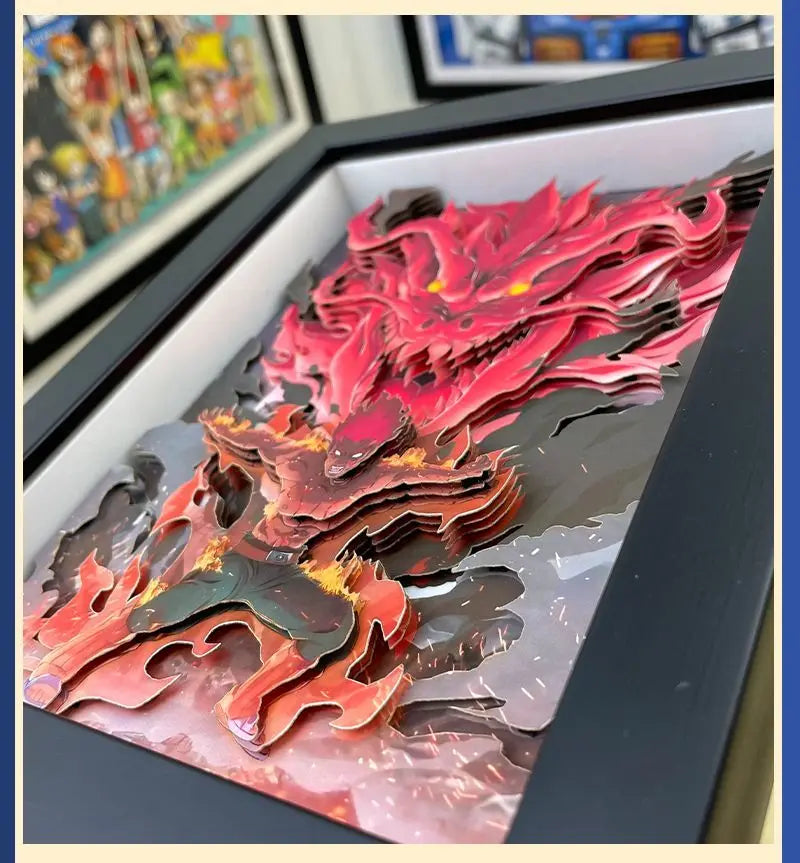 naruto 3d art piece