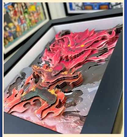 naruto 3d art piece