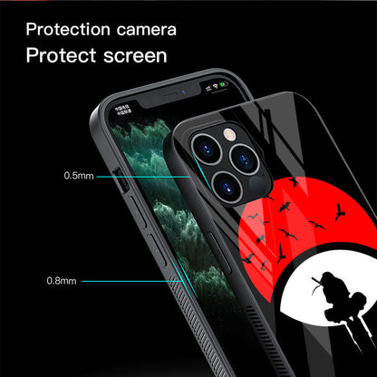 naruto reflective glass case