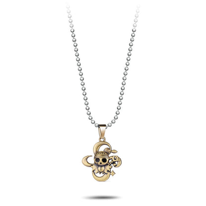 one piece silver necklace