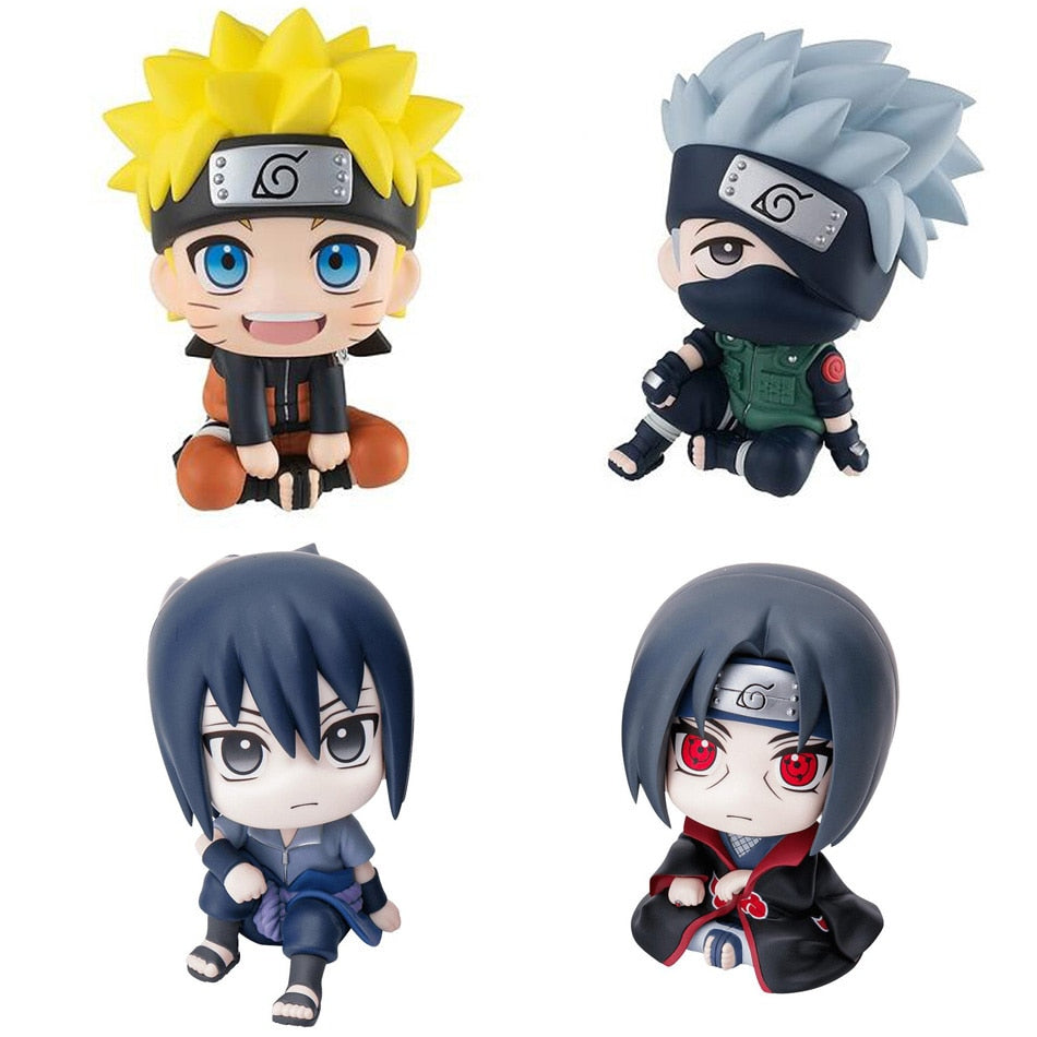 naruto and kakshi figurines