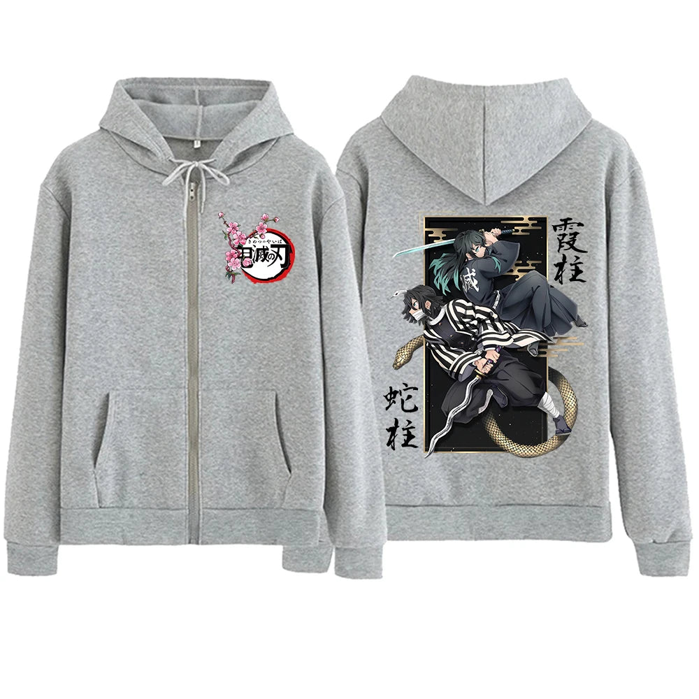 Obanai Zip Up Hoodie