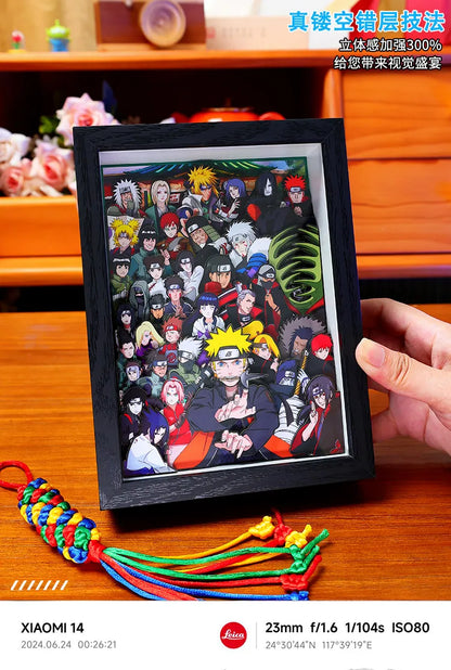 naruto ninja 3D art piece
