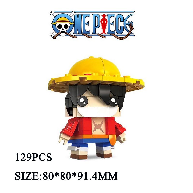 one piece building blocks characters