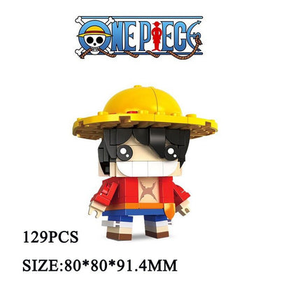 one piece building blocks characters