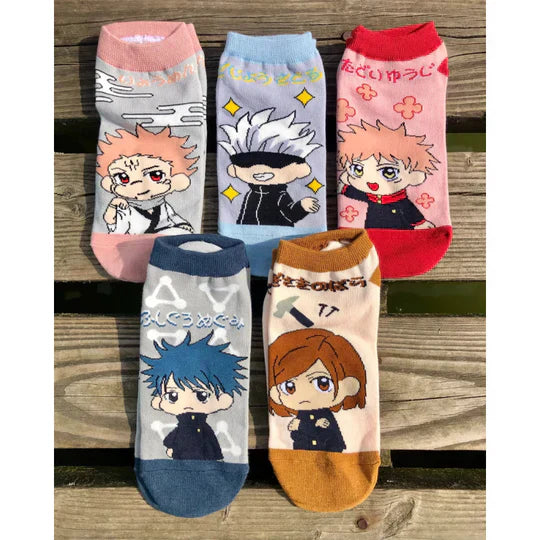 jujutsu kaisen chracters socks