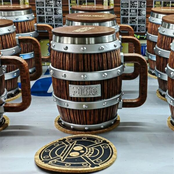 one piece barrel mug